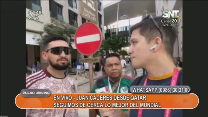 Juan Cáceres desde Qatar