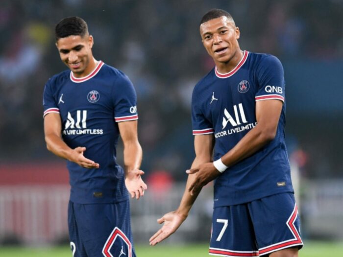 Mbappé y Hakimi