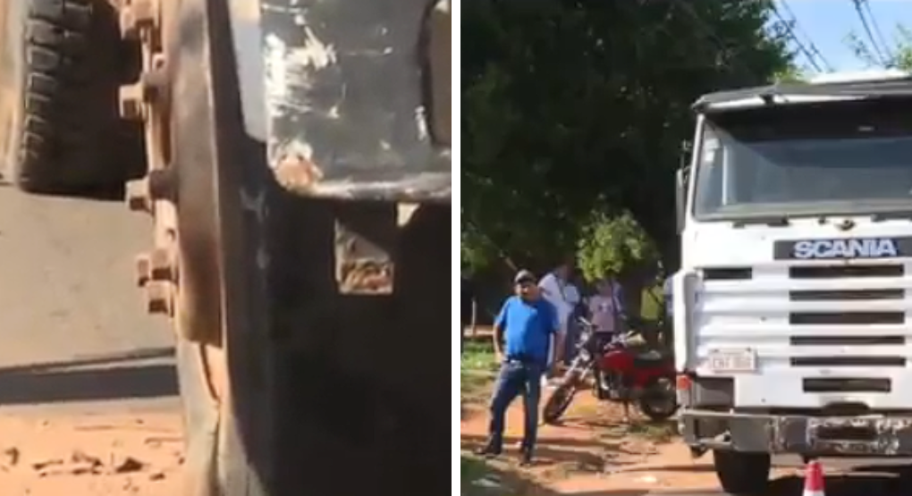 Motociclista muere tras ser arrollado por camión en San Lorenzo