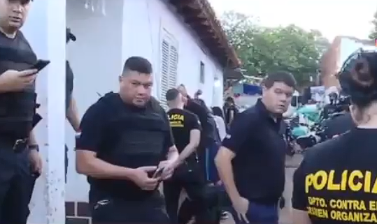 Nueve detenidos tras allanamientos simultáneos en Ñemby y Lambaré
