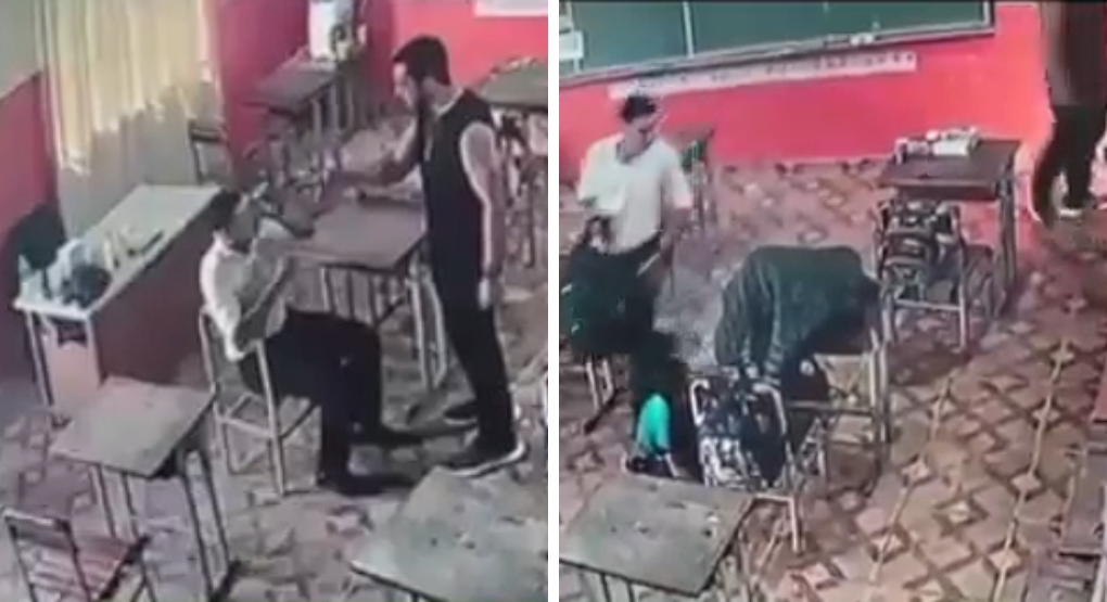 Docente fue agredida y amenazada con arma blanca en aula