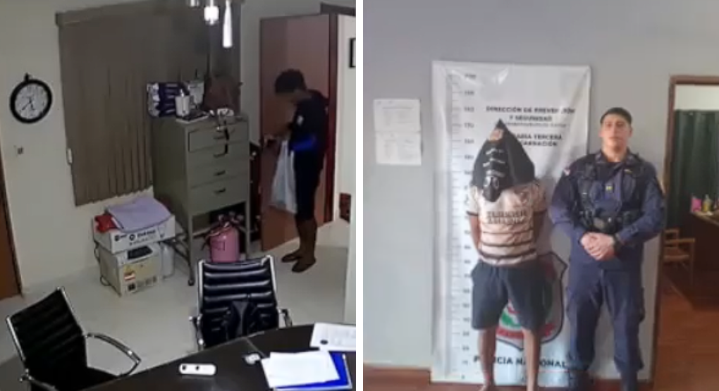 Detienen a presunto ladrón de hotel en Encarnación