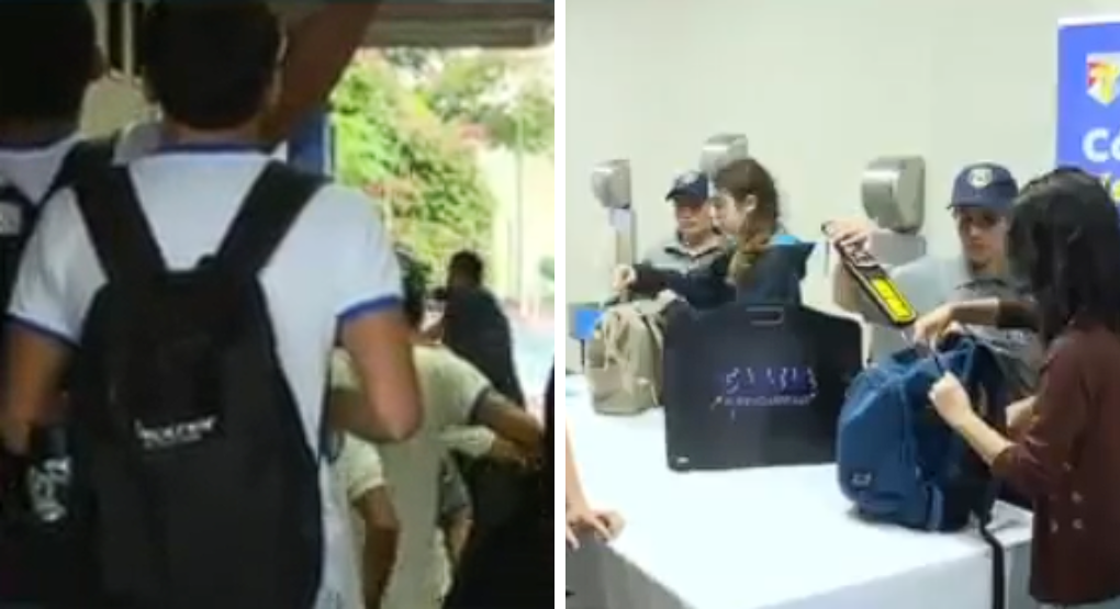 Asunción: refuerzan controles de mochilas en colegio para prevenir amenazas