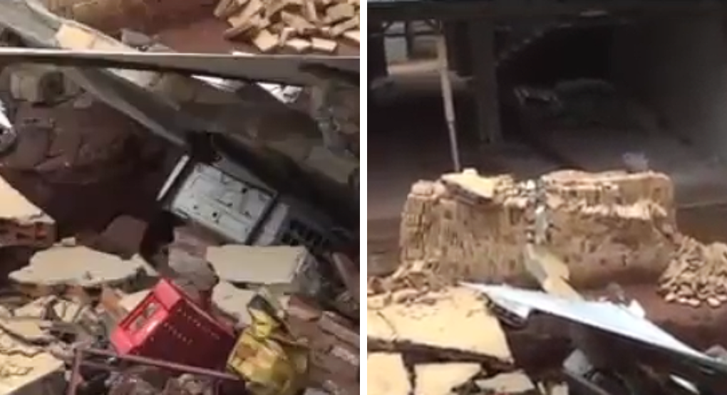 Denuncian derrumbe de vivienda en Lambaré