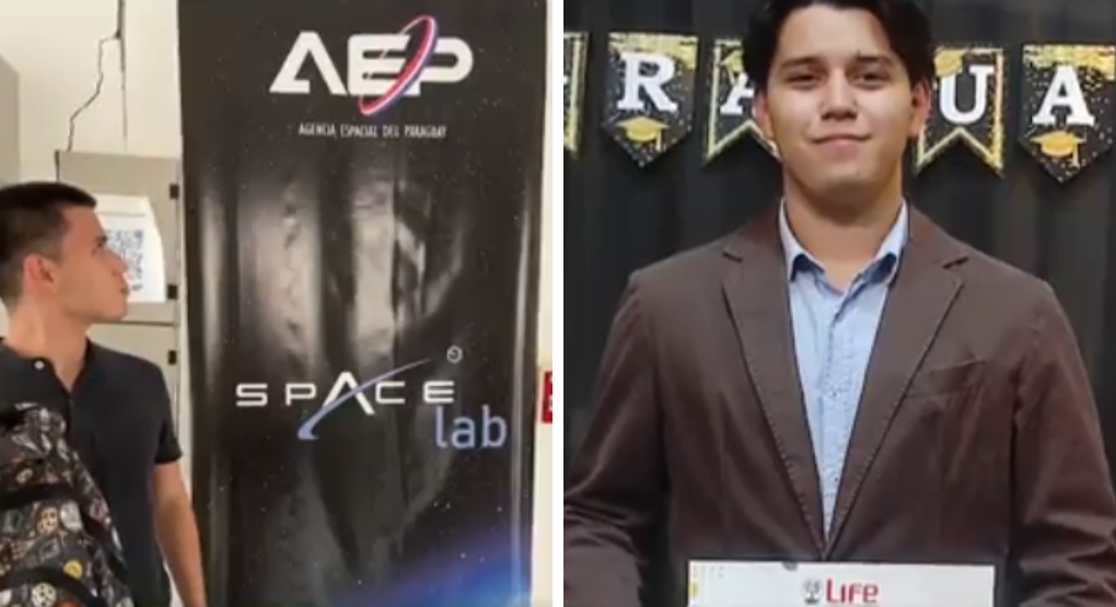 Joven paraguayo sueña con llegar a la NASA y busca inspirar a otros