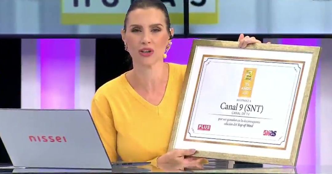 El SNT recibe el Top of Mind Gold y reafirma su liderazgo en la TV paraguaya