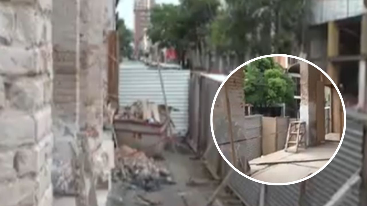 Avanza restauración del corredor de la Recova con hallazgos históricos