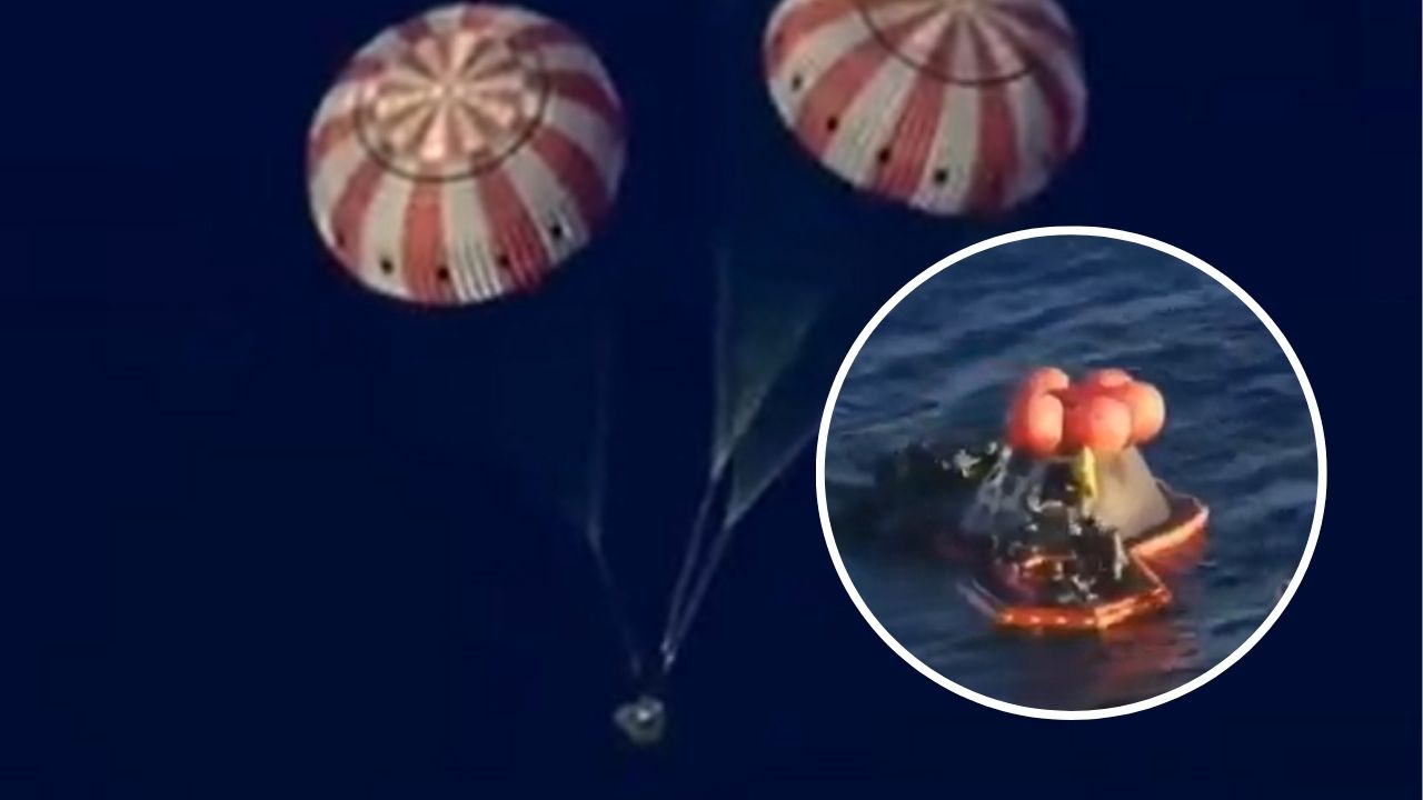 Misión Artemis II culmina con exitoso amerizaje de la nave espacial Orion