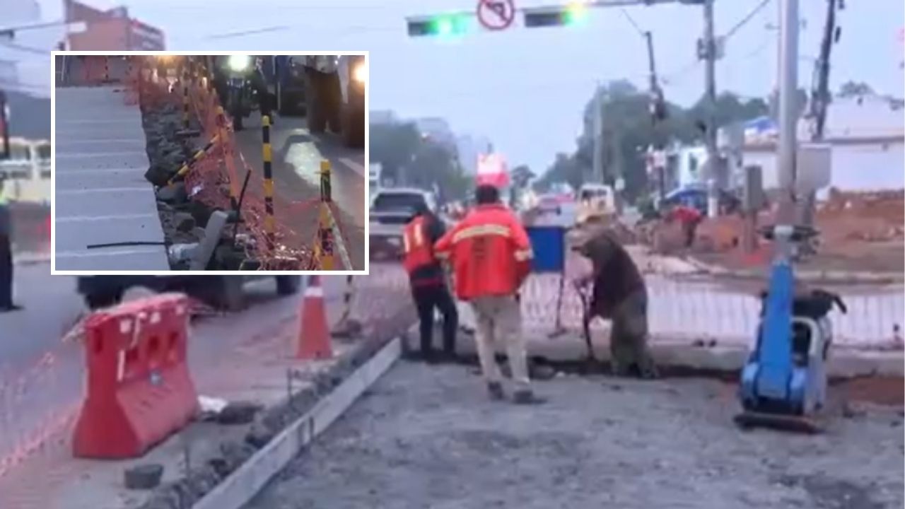 Obras en avenida Eusebio Ayala y La Victoria generan congestión y desvíos