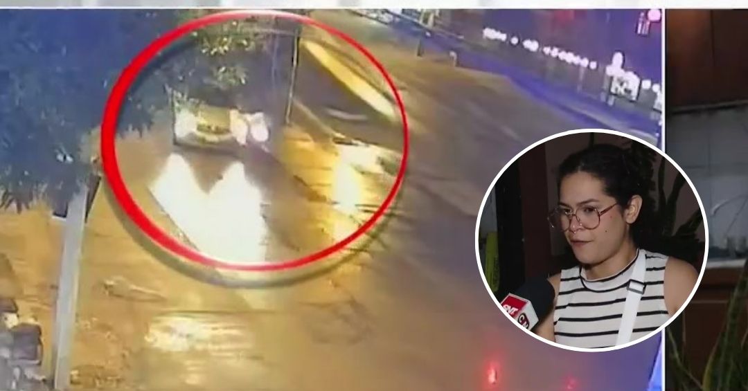 Mujer fue embestida por un vehículo y el conductor escapó