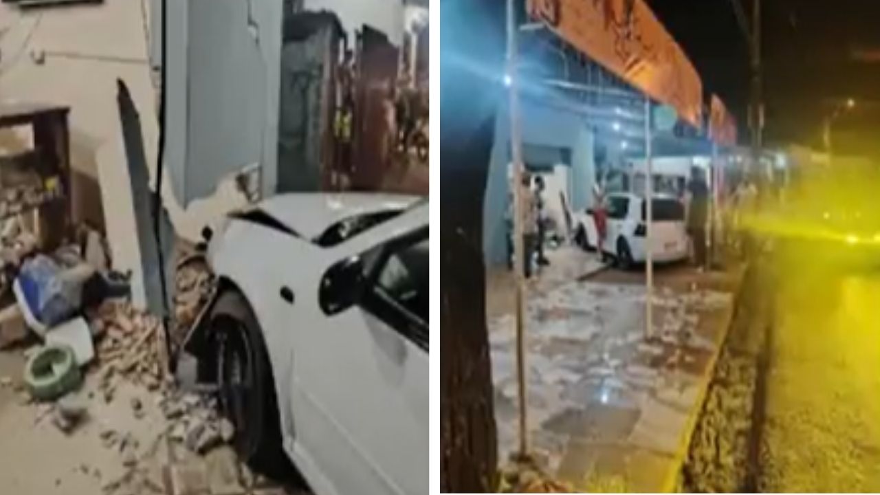 Conductor en presunto estado de ebriedad chocó contra una ferretería en Encarnación