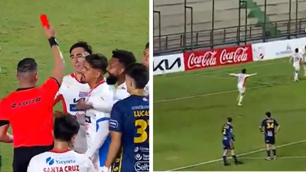 Nacional remontó con uno menos y venció 2-1 a Trinidense
