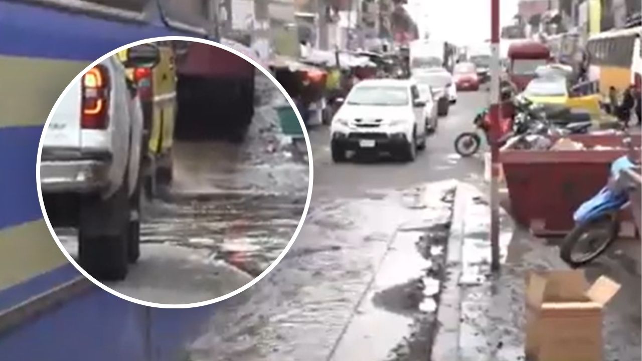 Denuncian calle en pésimo estado en pleno Mercado 4