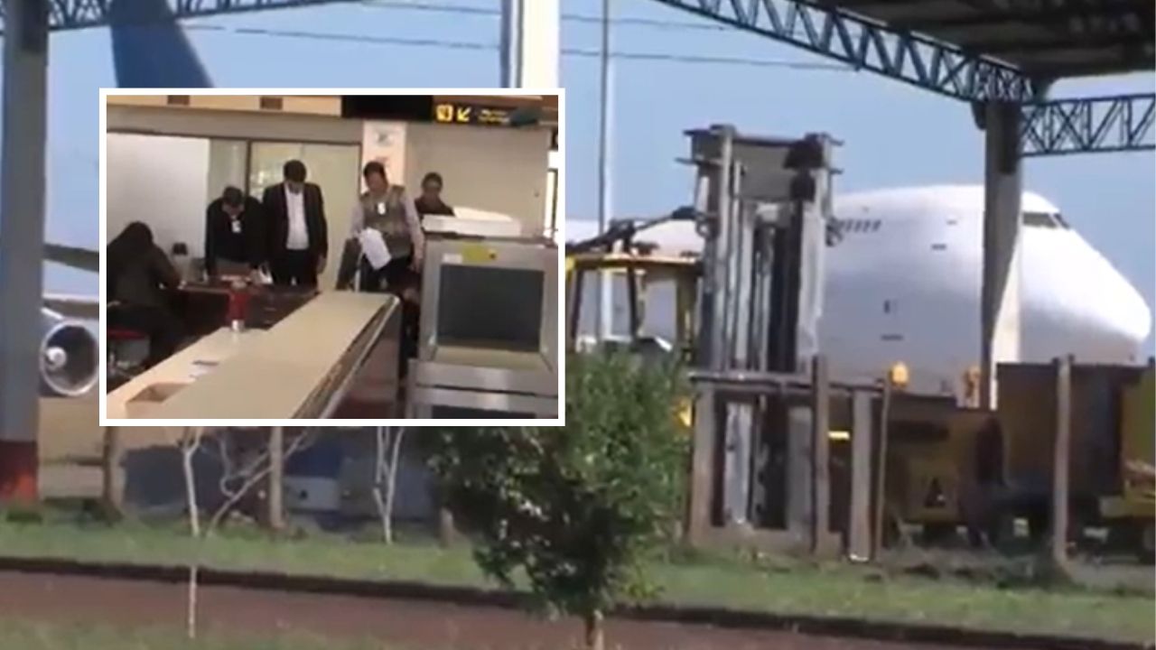 Refuerzan seguridad en aeropuerto ante alerta de posible megarrobo