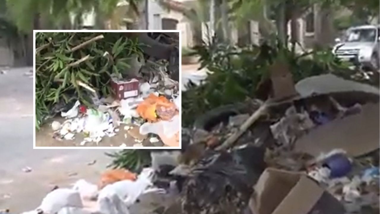 Denuncian acumulación de basura sobre la avenida Estados Unidos