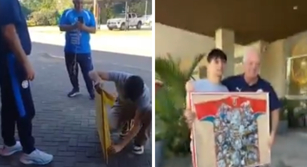 Ignacio Villalba entregó a Gustavo Alfaro una reme