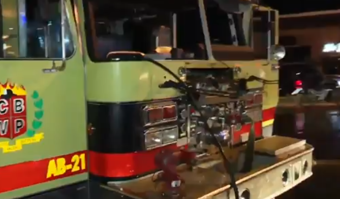 Bomberos se accidentan camino a una emergencia