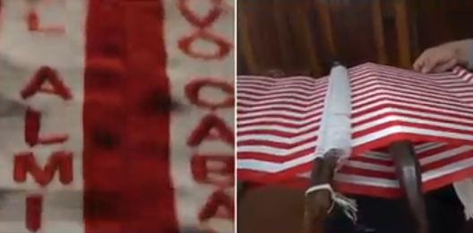 Artesana de Piribebuy tejió el poncho de la Albirr